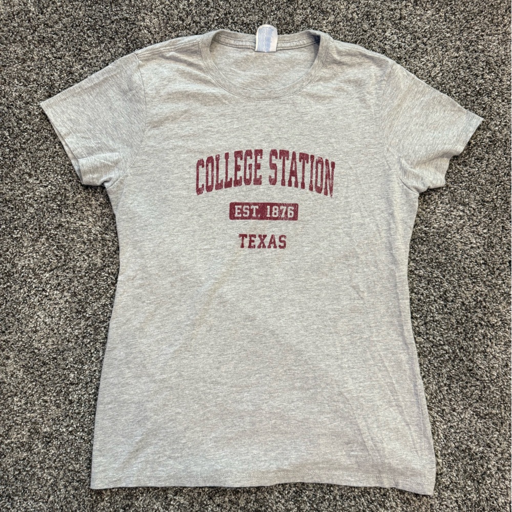 Gray College Station T-Shirt